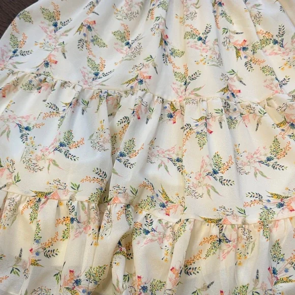 Flying Tomato Floral Puff Sleeve Mini Dress Large C11-152 - Picture 9 of 9